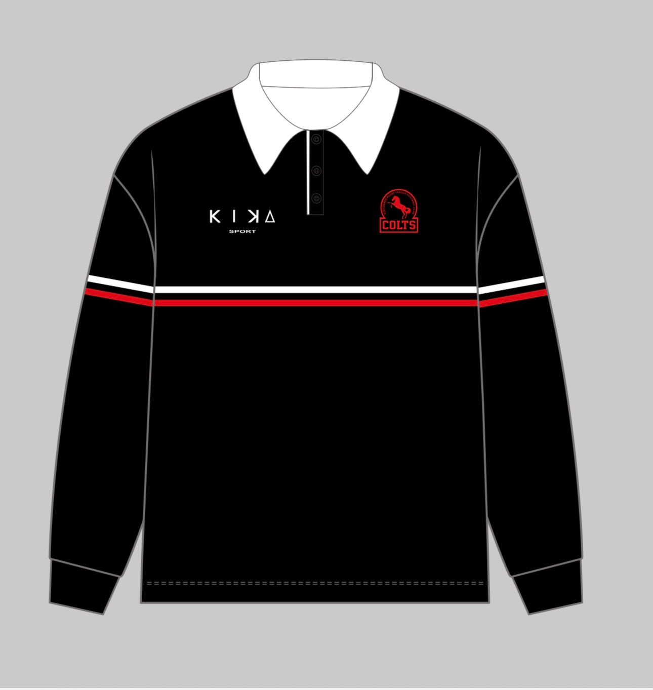 Fitted COLTS LONGSLEEVE POLO